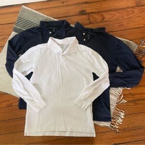 Children’s Place Long Sleeve Polos Lot of Three XXL 16